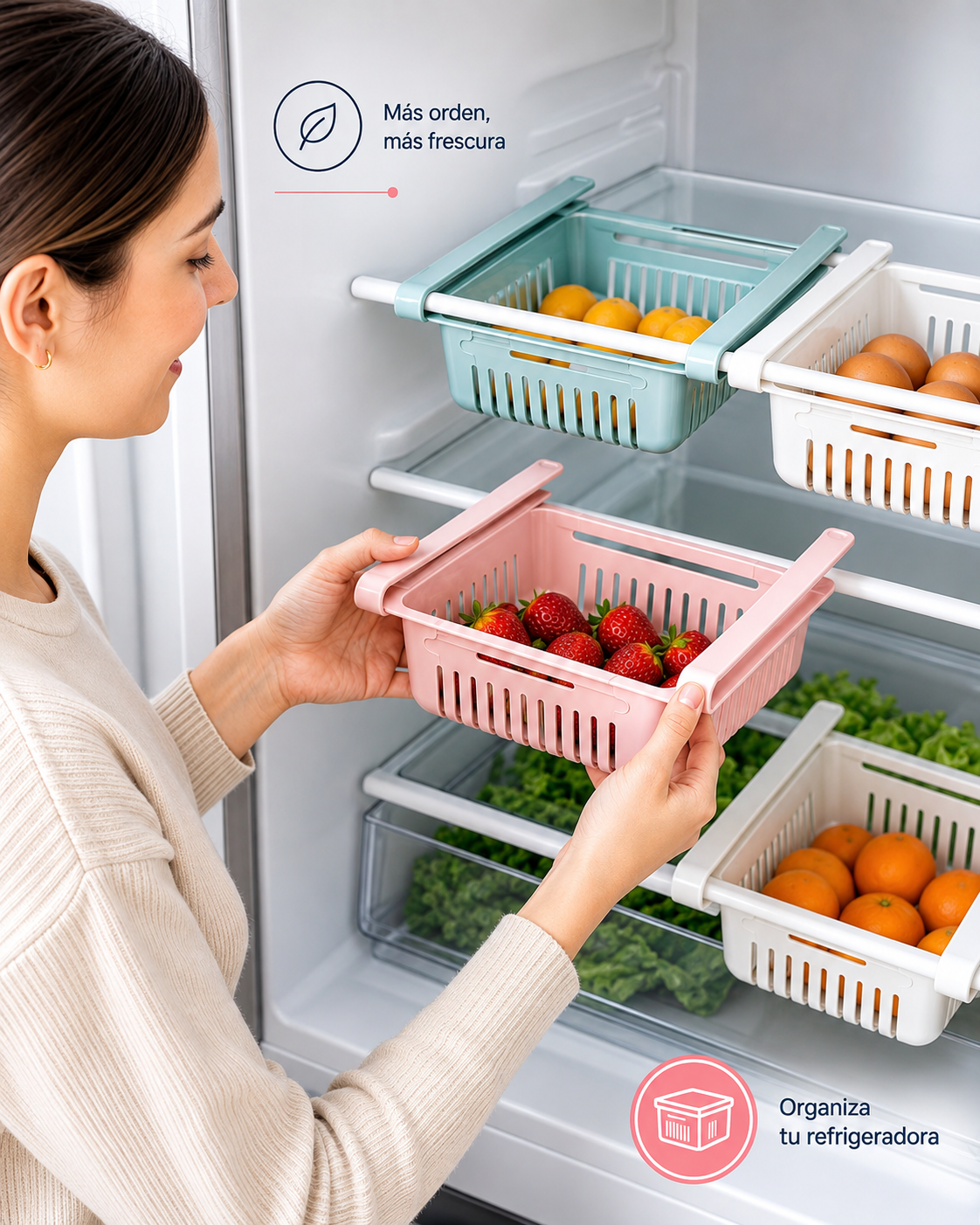 Organizador de refrigerador | x mayor